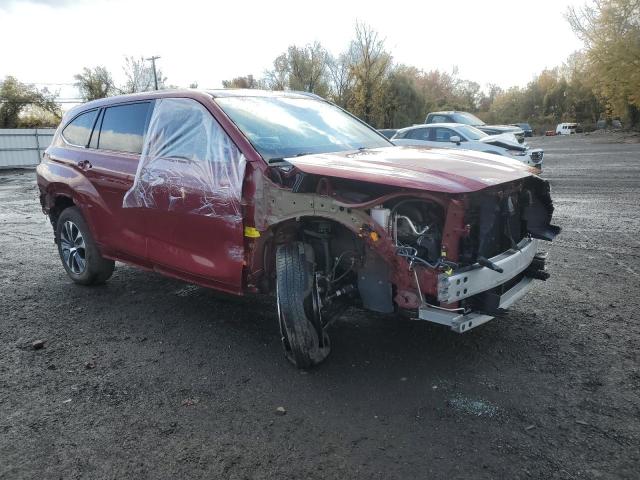 5TDHZRBH1LS010893 - 2020 TOYOTA HIGHLANDER XLE Қызыл фото 4