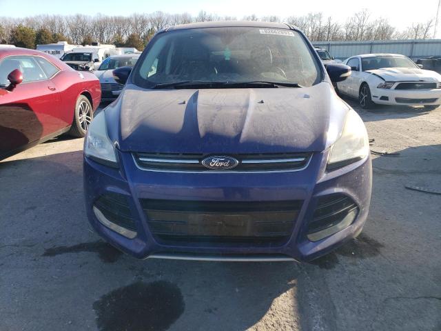 1FMCU0H94DUA10058 - 2013 FORD ESCAPE SEL BLUE photo 5