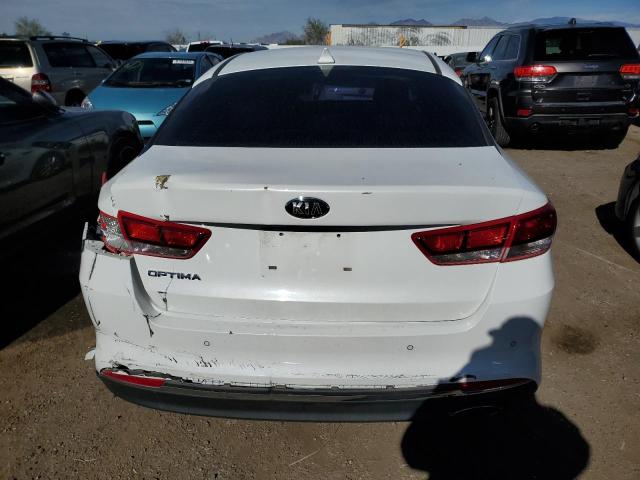 5XXGT4L36JG267551 - 2018 KIA OPTIMA LX WHITE photo 6