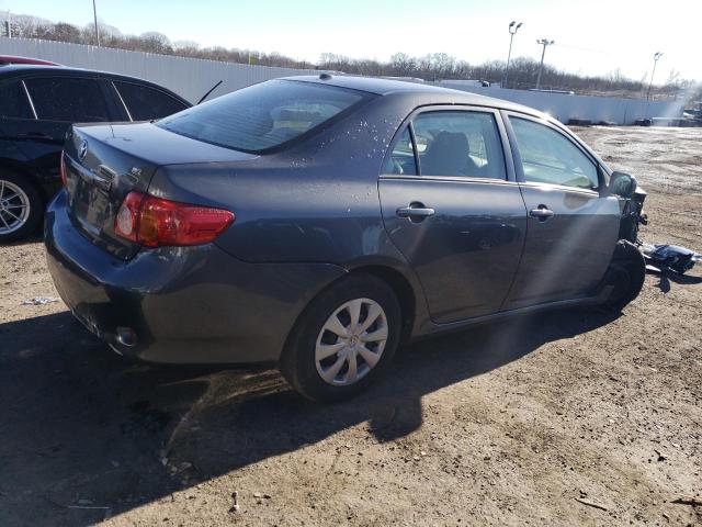 2T1BU4EE3AC311549 - 2010 TOYOTA COROLLA BASE GRAY photo 3