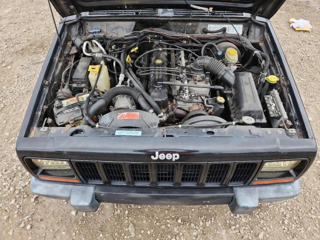 1J4FF48S61L598546 - 2001 JEEP CHEROKEE SPORT BLACK photo 12