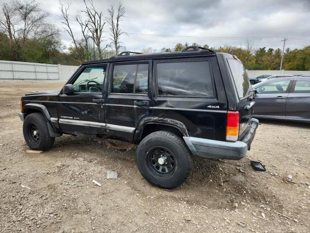1J4FF48S61L598546 - 2001 JEEP CHEROKEE SPORT BLACK photo 2