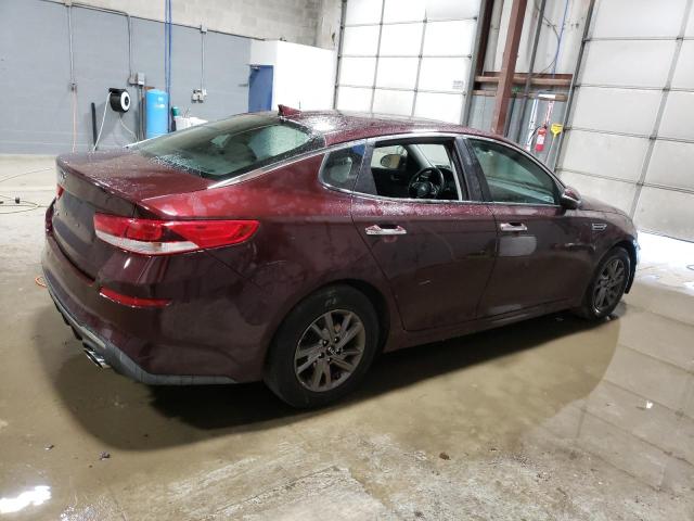 5XXGT4L30KG338258 - 2019 KIA OPTIMA LX BURGUNDY photo 3