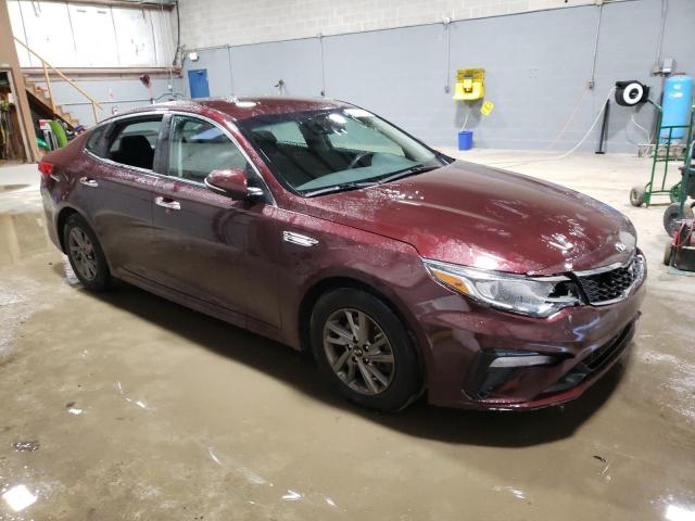 5XXGT4L30KG338258 - 2019 KIA OPTIMA LX BURGUNDY photo 4