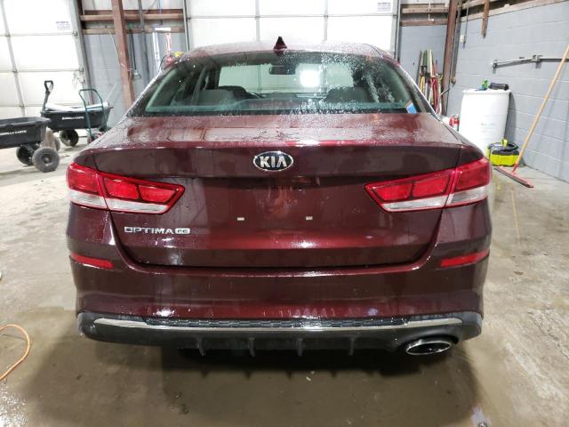 5XXGT4L30KG338258 - 2019 KIA OPTIMA LX BURGUNDY photo 6