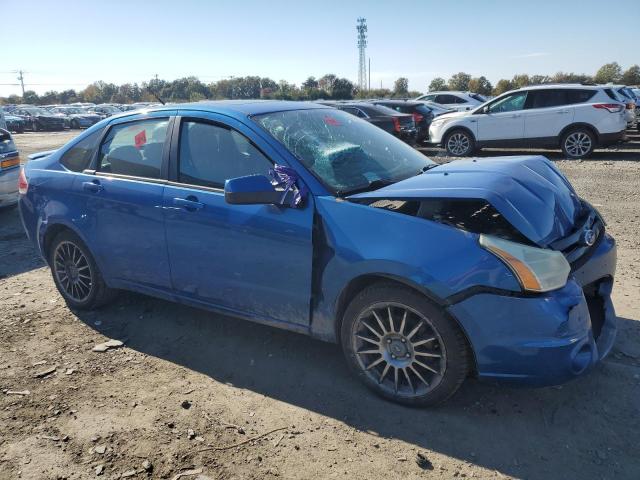 1FAHP3GN4BW160387 - 2011 FORD FOCUS SES 蓝色 照片 4