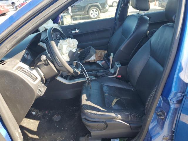 1FAHP3GN4BW160387 - 2011 FORD FOCUS SES 蓝色 照片 7