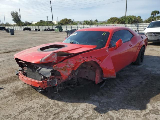 2C3CDZFJ9MH659187 - 2021 DODGE CHALLENGER R/T SCAT PACK RED photo 1