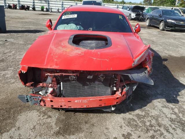2C3CDZFJ9MH659187 - 2021 DODGE CHALLENGER R/T SCAT PACK RED photo 5