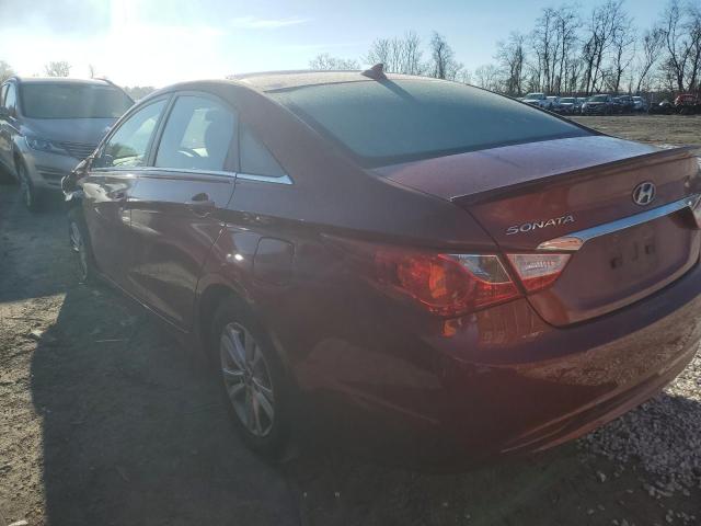 5NPEB4ACXDH796569 - 2013 HYUNDAI SONATA GLS BURGUNDY photo 2