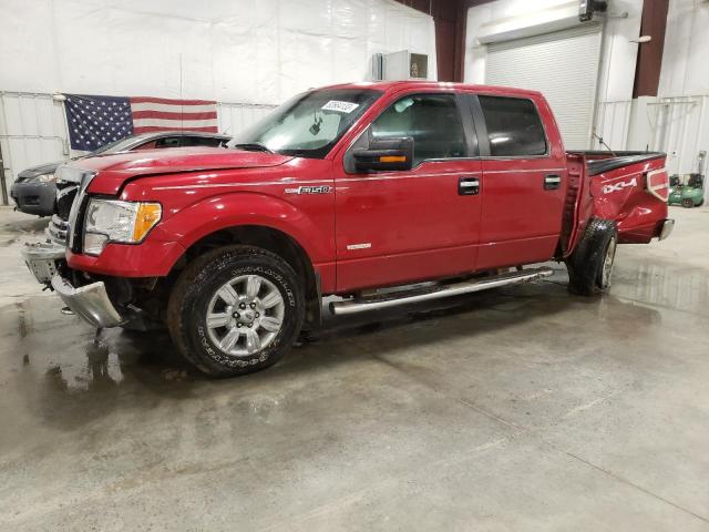 1FTFW1ET0BFC71819 - 2011 FORD F150 SUPERCREW RED photo 1