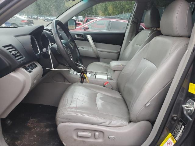 5TDBK3EHXBS072696 - 2011 TOYOTA HIGHLANDER BASE رمادي صورة 7
