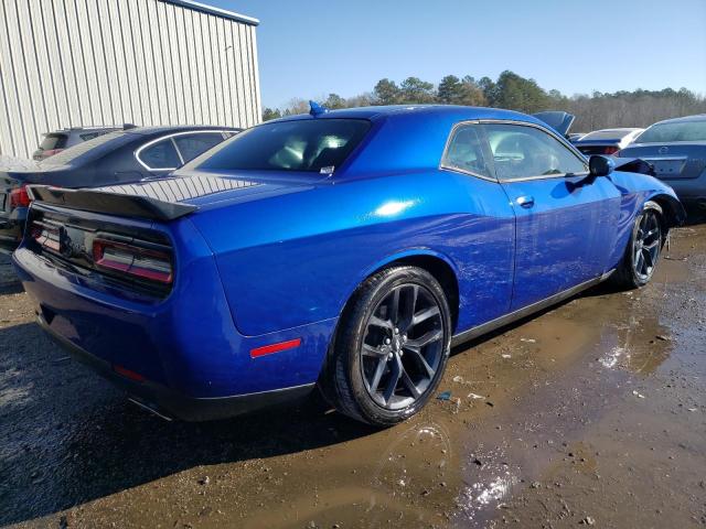 2C3CDZJG4KH549415 - 2019 DODGE CHALLENGER GT BLUE photo 3