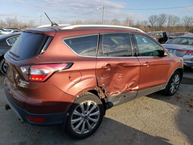 1FMCU0J91JUA51382 - 2018 FORD ESCAPE TITANIUM BURGUNDY photo 3