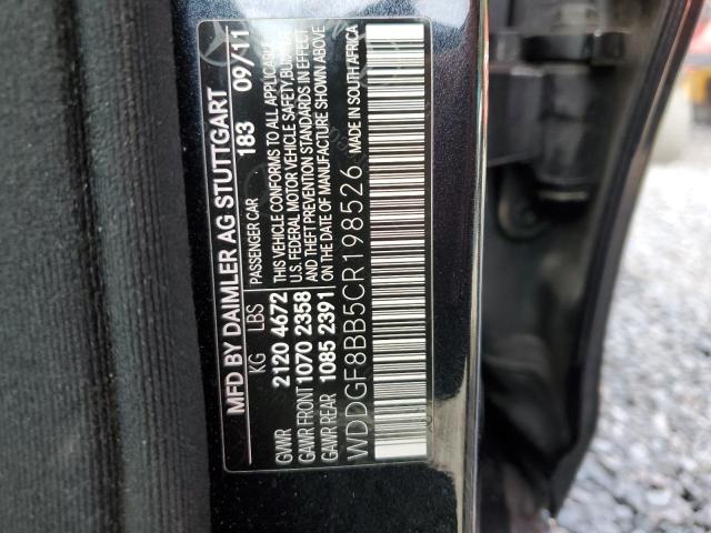 WDDGF8BB5CR198526 - 2012 MERCEDES-BENZ C 300 4MATIC GRAY photo 13