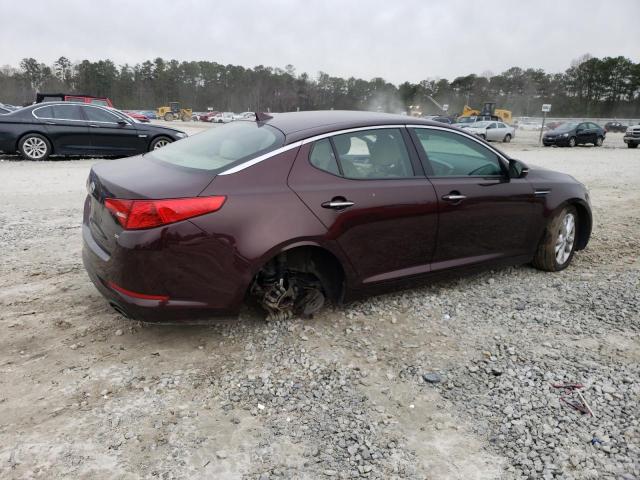 5XXGM4A78DG139741 - 2013 KIA OPTIMA LX BURGUNDY photo 3