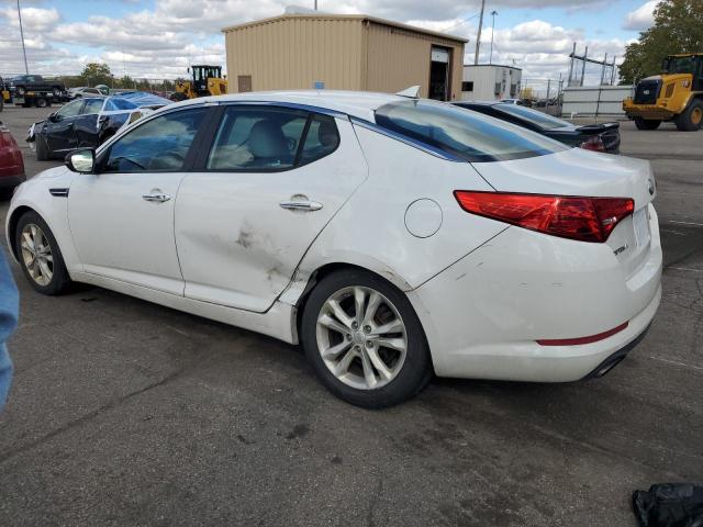 5XXGN4A7XDG227476 - 2013 KIA OPTIMA EX WHITE photo 2