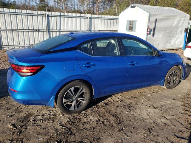 3N1AB8CV8NY238179 - 2022 NISSAN SENTRA SV BLUE photo 3