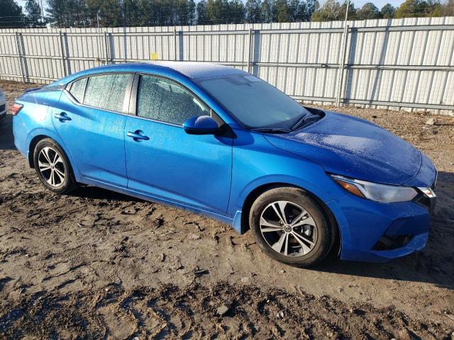 3N1AB8CV8NY238179 - 2022 NISSAN SENTRA SV BLUE photo 4