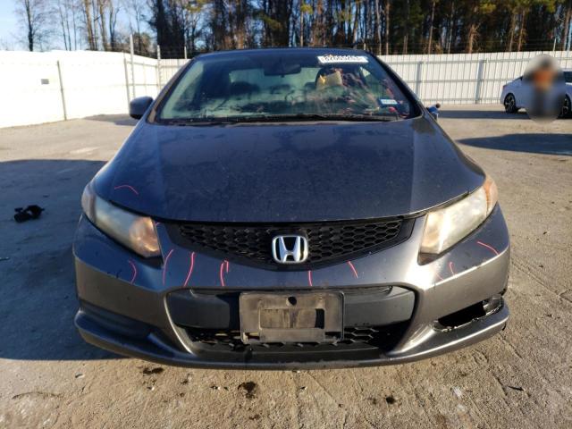 2HGFG3B51CH500444 - 2012 HONDA CIVIC LX GRAY photo 5