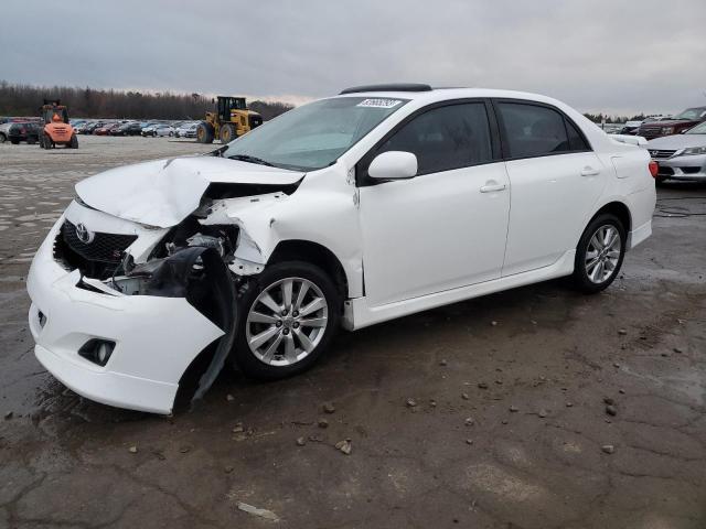 2T1BU4EE2AC480963 - 2010 TOYOTA COROLLA BASE WHITE photo 1