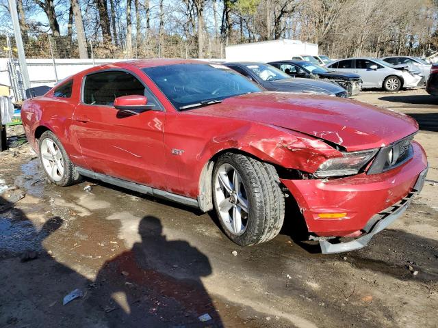 1ZVBP8CH7A5147471 - 2010 FORD MUSTANG GT MAROON photo 4
