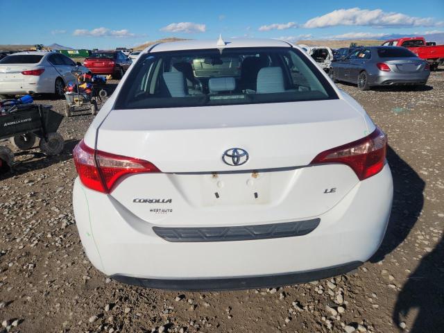 2T1BURHE6JC967866 - 2018 TOYOTA COROLLA L WHITE photo 6