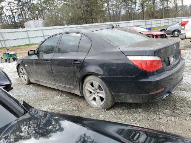 WBANU53538CT14604 - 2008 BMW 528 I BLACK photo 2