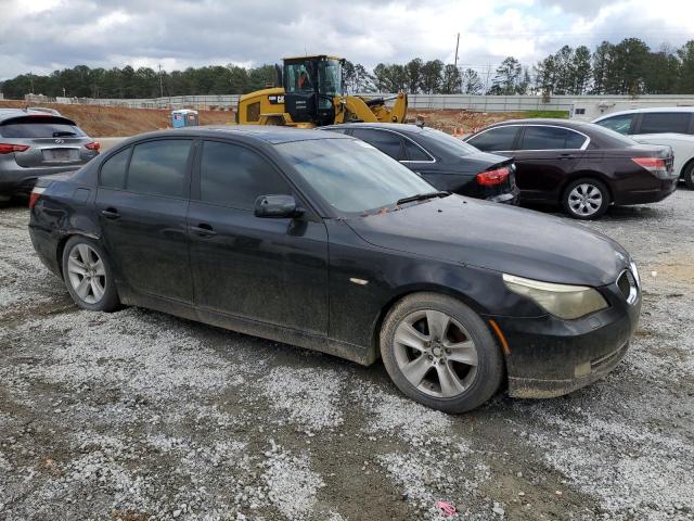 WBANU53538CT14604 - 2008 BMW 528 I BLACK photo 4