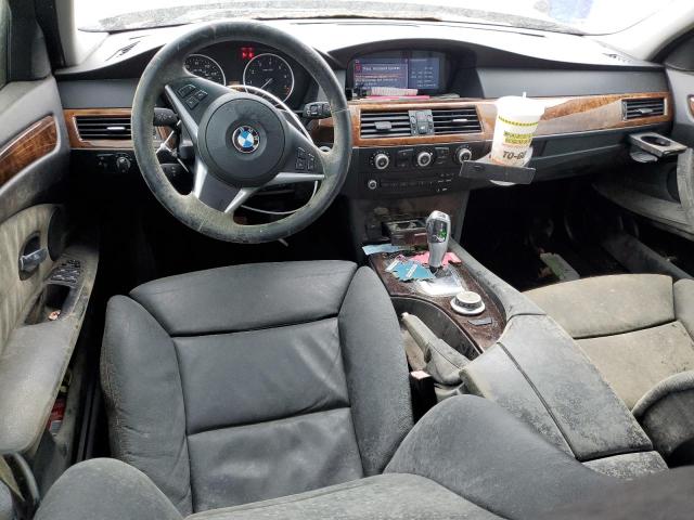 WBANU53538CT14604 - 2008 BMW 528 I BLACK photo 8