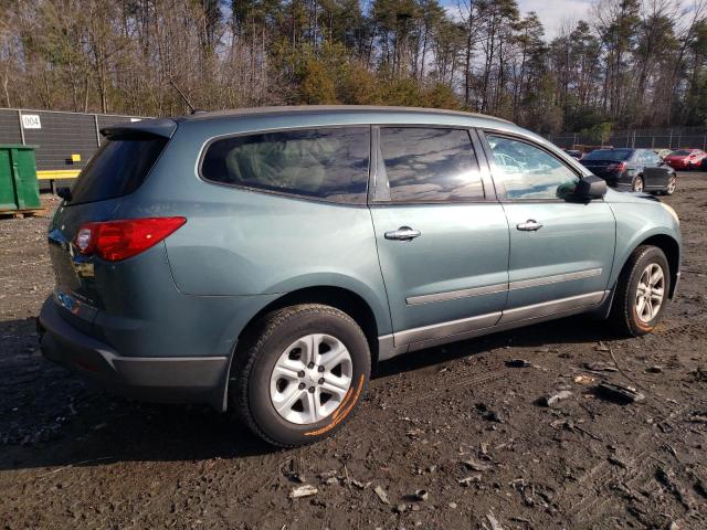 1GNER13D19S176015 - 2009 CHEVROLET TRAVERSE LS TEAL photo 3