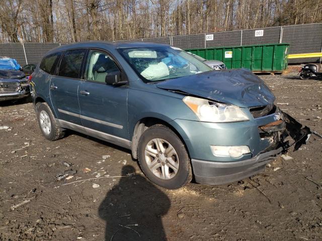 1GNER13D19S176015 - 2009 CHEVROLET TRAVERSE LS TEAL photo 4