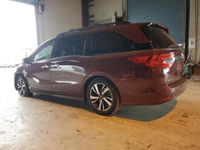 5FNRL6H9XKB108019 - 2019 HONDA ODYSSEY ELITE Burgund zdjęcie 2