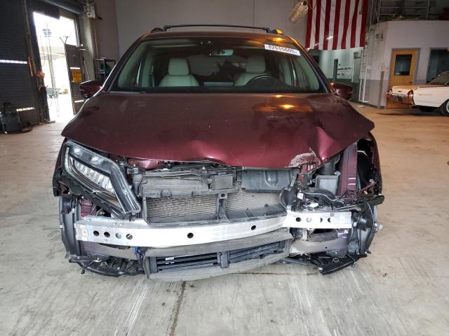 5FNRL6H9XKB108019 - 2019 HONDA ODYSSEY ELITE Burgund zdjęcie 5
