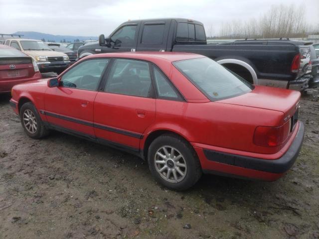 WAUEK54A1NN095482 - 1992 AUDI 100 CS QUATTRO RED photo 2