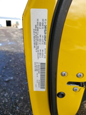 2B3CJ5DT6AH156957 - 2010 DODGE CHALLENGER R/T Żółty zdjęcie 12