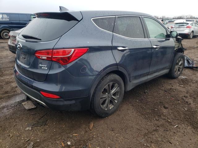 5XYZUDLB0DG102320 - 2013 HYUNDAI SANTA FE S BLUE photo 3