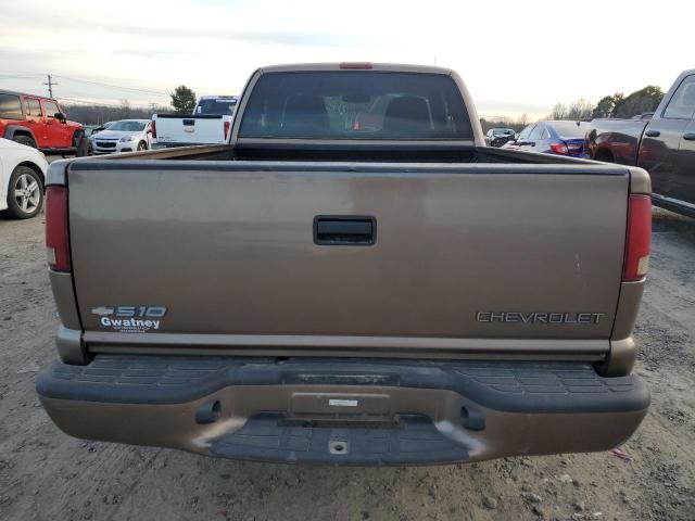 1GCCS19W828244827 - 2002 CHEVROLET S TRUCK S10 BROWN photo 6