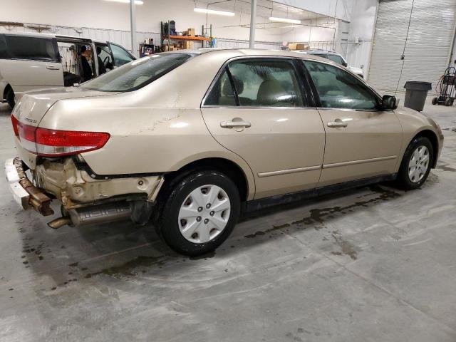 1HGCM56383A143584 - 2003 HONDA ACCORD LX TAN photo 3