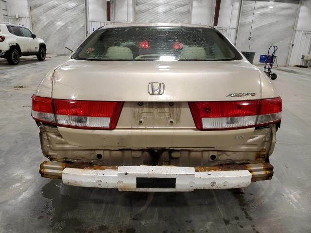 1HGCM56383A143584 - 2003 HONDA ACCORD LX TAN photo 6