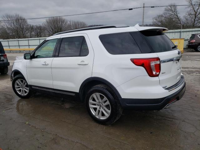 1FM5K8D85JGA29707 - 2018 FORD EXPLORER XLT WHITE photo 2