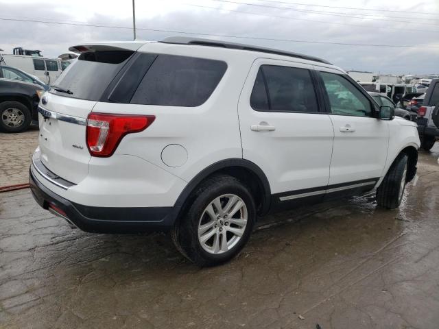 1FM5K8D85JGA29707 - 2018 FORD EXPLORER XLT WHITE photo 3