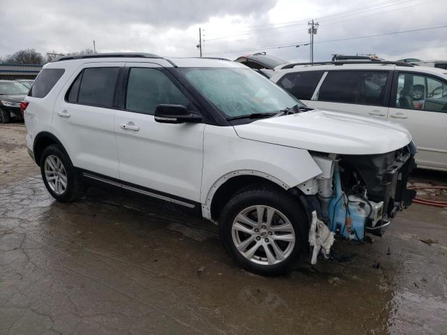 1FM5K8D85JGA29707 - 2018 FORD EXPLORER XLT WHITE photo 4