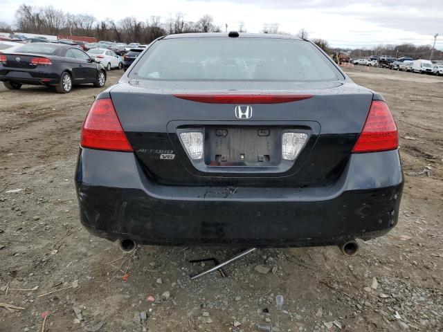 1HGCM66577A061438 - 2007 HONDA ACCORD EX BLACK photo 6