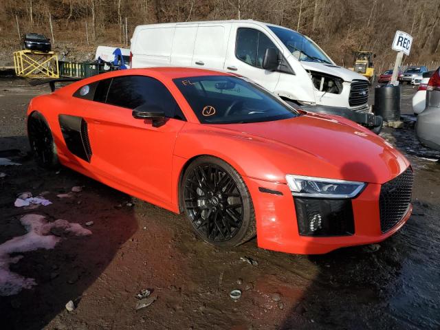 WUAKBAFX5H7901030 - 2017 AUDI R8 5.2 PLUS QUATTRO ORANGE photo 4