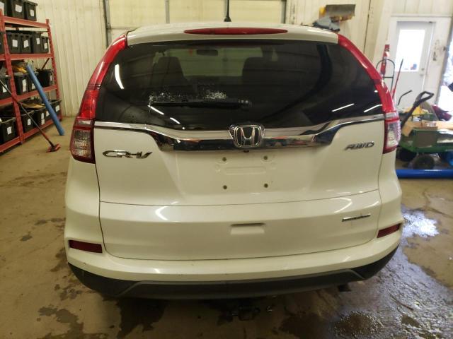 5J6RM4H42GL025978 - 2016 HONDA CR-V SE WHITE photo 6