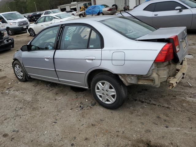 2HGES16523H588896 - 2003 HONDA CIVIC LX SILVER photo 2