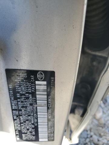 4T1BF32K15U615773 - 2005 TOYOTA CAMRY LE SILVER photo 12