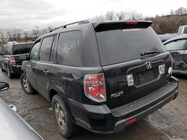 2HKYF18537H524506 - 2007 HONDA PILOT EXL BLACK photo 2