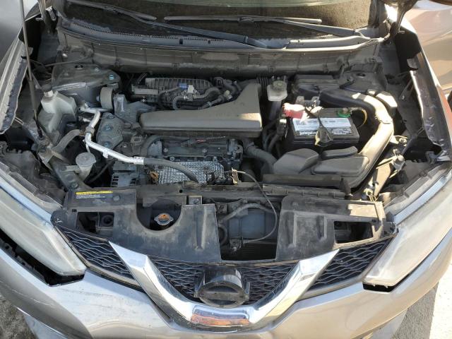 KNMAT2MV7GP602215 - 2016 NISSAN ROGUE S GRAY photo 12